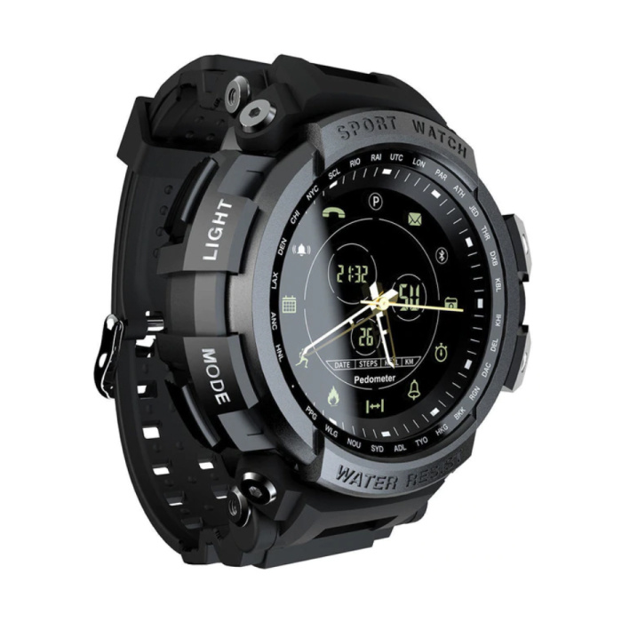 Z2 / MK28 Waterproof Sport Smartwatch Fitness Activity Tracker Smartphone Watch iOS Android iPhone Samsung Huawei Black