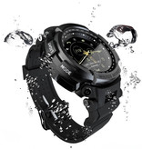 Lokmat Z2 / MK28 Reloj inteligente deportivo a prueba de agua Rastreador de actividad física Reloj inteligente iOS Android iPhone Samsung Huawei Negro