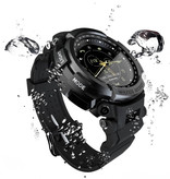 Lokmat Z2/MK28  Waterdichte Sport Smartwatch Fitness Activity Tracker Smartphone Horloge iOS Android iPhone Samsung Huawei Zwart