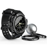 Lokmat Z2/MK28  Waterdichte Sport Smartwatch Fitness Activity Tracker Smartphone Horloge iOS Android iPhone Samsung Huawei Zwart