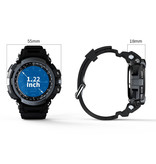 Lokmat Z2 / MK28 Wasserdichte Sport Smartwatch Fitness Activity Tracker Smartphone Uhr iOS Android iPhone Samsung Huawei Blue