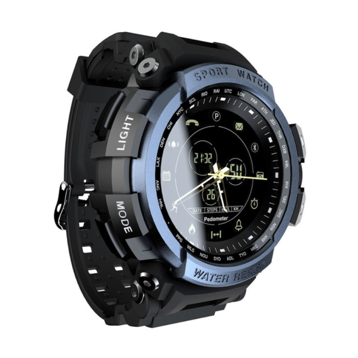 Z2 / MK28 Reloj inteligente deportivo a prueba de agua Rastreador de actividad física Reloj inteligente iOS Android iPhone Samsung Huawei Azul