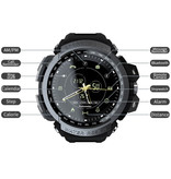 Lokmat Z2/MK28 Waterdichte Sport Smartwatch Fitness Activity Tracker Smartphone Horloge iOS Android iPhone Samsung Huawei Groen