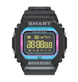 Lokmat MK22 Impermeable Sport Smartwatch Fitness Activity Tracker Reloj inteligente iOS Android iPhone Samsung Huawei Azul