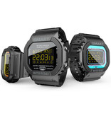 Lokmat MK22 Waterdichte Sport Smartwatch Fitness Activity Tracker Smartphone Horloge iOS Android iPhone Samsung Huawei Geel