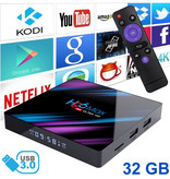 Stuff Certified® H96 Max 4K TV Box Media Player Android Kodi - 4 GB pamięci RAM - 32 GB pamięci