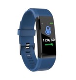 Stuff Certified® Original ID115 Plus Smartband Fitness Sport Activity Tracker Reloj inteligente Reloj inteligente iOS Android iPhone Samsung Huawei Azul