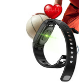 Lykry Moda Sport Smartwatch Fitness Sport Activity Tracker Smartfon Zegarek iOS Android iPhone Samsung Huawei Niebieski