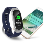 Lykry Mode Sport Smartwatch Fitness Sport Activité Tracker Montre Smartphone iOS Android iPhone Samsung Huawei Bleu