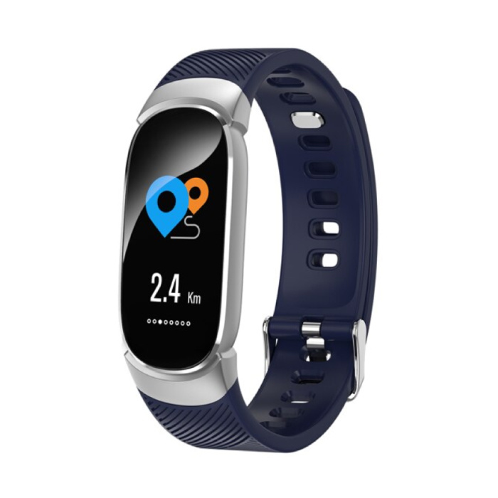 Moda Sport Smartwatch Fitness Sport Activity Tracker Smartphone Watch iOS Android iPhone Samsung Huawei Blue