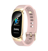 Lykry QW16 Fashion Sports Smartwatch Fitness Sport Activity Tracker Smartphone Watch iOS Android iPhone Samsung Huawei Pink