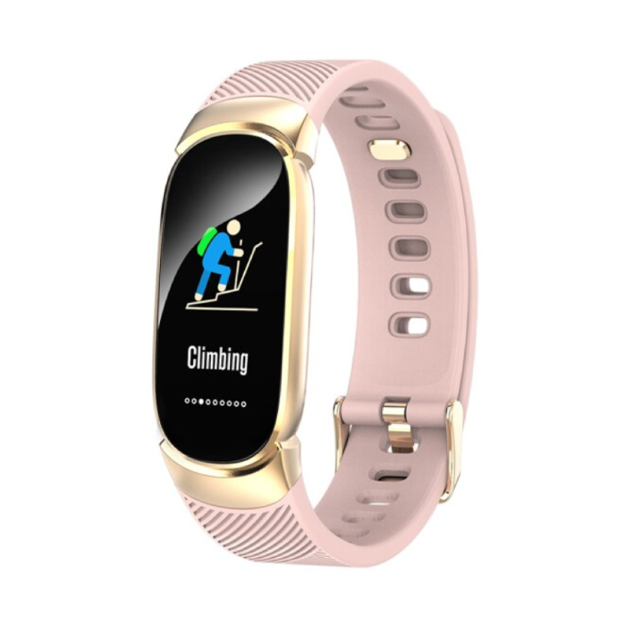QW16 Fashion Sport Smartwatch Fitness Sport Activity Tracker Smartfon Zegarek iOS Android iPhone Samsung Huawei Różowy