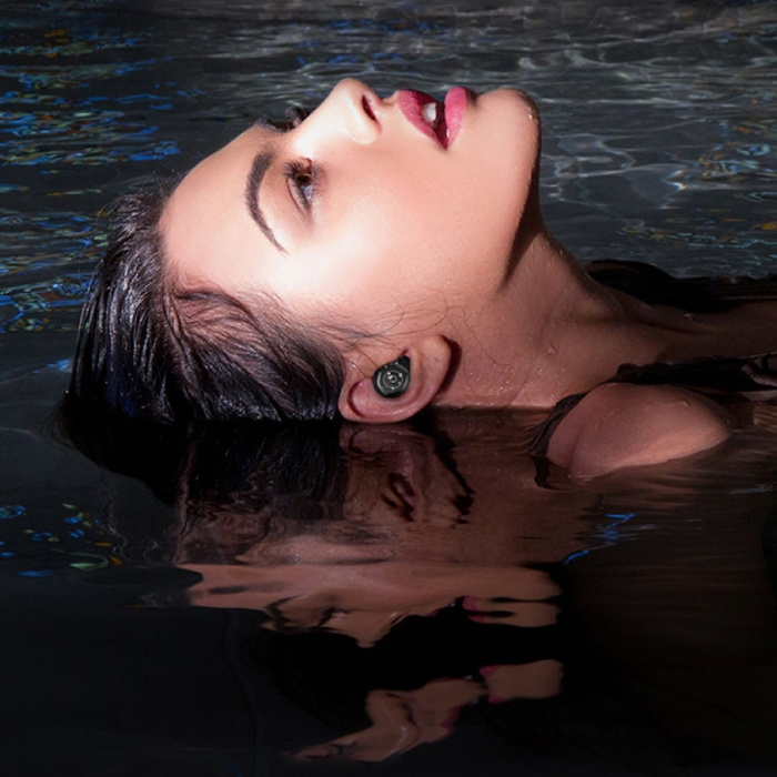 CBAOOO Auriculares F3 TWS Auriculares inalámbricos con control táctil inteligente Bluetooth 5.0 Auriculares inalámbricos en la oreja Auriculares 3000mAh Powerbank Negro