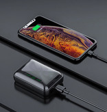 CBAOOO Auriculares F3 TWS Auriculares inalámbricos con control táctil inteligente Bluetooth 5.0 Auriculares inalámbricos en la oreja Auriculares 3000mAh Powerbank Negro