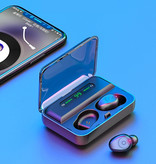 CBAOOO F3 Earbuds TWS Draadloze Smart Touch Control Oortjes Bluetooth 5.0 Ear Wireless Buds Oortelefoon Earphones 3000mAh Powerbank Wit