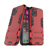 HATOLY iPhone 11 - Carcasa Robotic Armor Carcasa Cas TPU Carcasa Roja + Pata de cabra