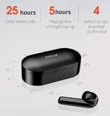 QCY T3 TWS Wireless Smart Touch Control Słuchawki Bluetooth 5.0 Bezprzewodowe słuchawki douszne Słuchawki douszne Słuchawki douszne 600mAh Białe