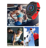 Lige Sport Smartwatch Fitness Sport Aktivität Tracker Smartphone Uhr iOS Android iPhone Samsung Huawei Schwarz