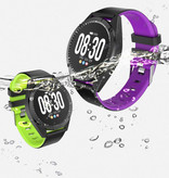 Lige Sport Smartwatch Fitness Sport Activity Tracker Montre Smartphone iOS Android iPhone Samsung Huawei Violet