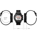 Senbono S10 Smartwatch Fitness Sport Activity Tracker Reloj inteligente iOS Android iPhone Samsung Huawei Negro