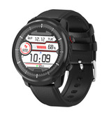 Senbono S10 Smartwatch Fitness Sport Activity Tracker Smartfon Zegarek iOS Android iPhone Samsung Huawei Czarna skóra