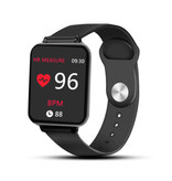 Stuff Certified® B57 Sport Smartwatch Fitness Sport Aktivität Tracker Herzfrequenzmesser Smartphone Uhr iOS Android iPhone Samsung Huawei Schwarz ansehen