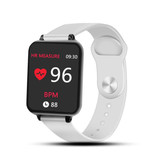 Stuff Certified® B57 Sports Smartwatch Fitness Sport Activity Tracker Heart Rate Monitor Smartphone Watch iOS Android iPhone Samsung Huawei White