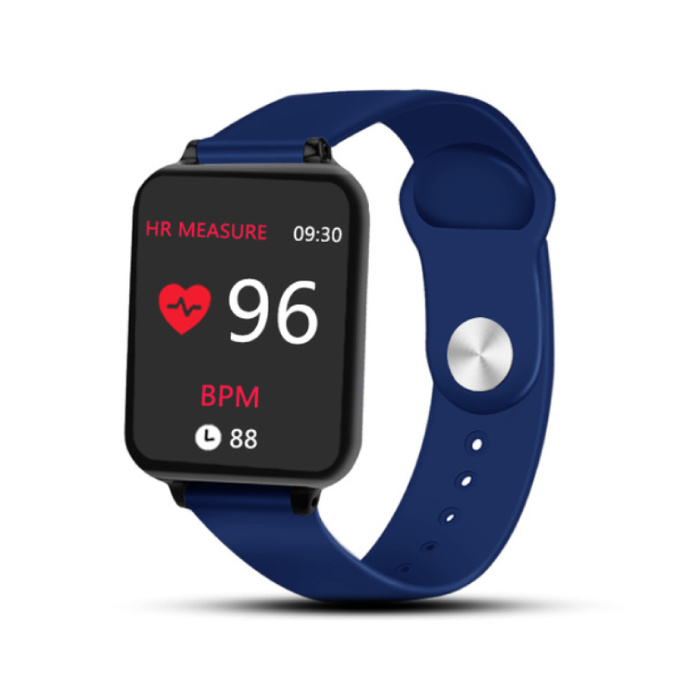 B57 Sports Smartwatch Fitness Sport Activité Tracker Moniteur de Fréquence Cardiaque Montre Smartphone iOS Android iPhone Samsung Huawei Bleu