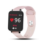 Stuff Certified® B57 Sports Smartwatch Fitness Sport Activity Tracker Heart Rate Monitor Smartphone Watch iOS Android iPhone Samsung Huawei Pink