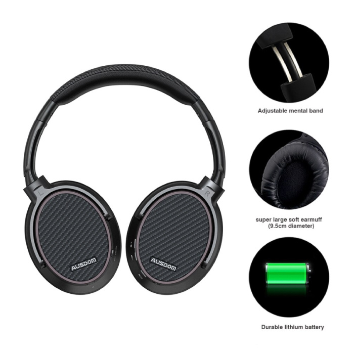 ANC7S Draadloze Bluetooth Wireless Headphones HiFi | Enough.be