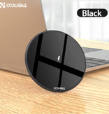 Coolreall 15W Qi Universal Wireless Ladegerät Wireless Charging Pad Schwarz