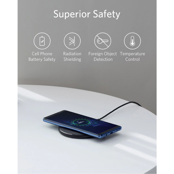 ANKER Powerwave 10W Qi Universal Wireless Charger Wireless Charging Pad