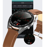Lemfo Sport Smartwatch Fitness Sport Activity Tracker Montre Smartphone iOS Android iPhone Samsung Huawei Noir Cuir