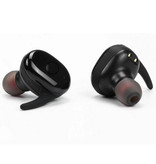 Stuff Certified® DT-1 TWS Wireless Smart Touch Control Ohrhörer Bluetooth 5.0 In-Ear Wireless Buds Ohrhörer Ohrhörer 300mAh Kopfhörer Schwarz