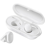 Stuff Certified® DT-1 TWS Auriculares inalámbricos con control táctil inteligente Bluetooth 5.0 Auriculares inalámbricos en la oreja Auriculares Auriculares de 300 mAh Blanco