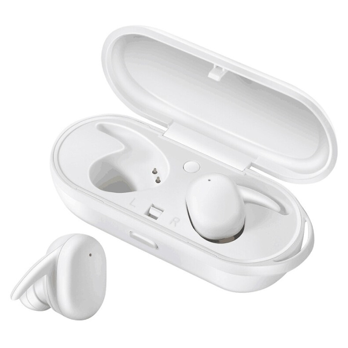 DT-1 TWS Bezprzewodowe słuchawki Smart Touch Control Słuchawki douszne Bluetooth 5.0 Bezprzewodowe słuchawki Słuchawki douszne 300 mAh Słuchawki białe