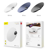 Baseus Qi Universal Wireless Charger 10-W-LED-Display Wireless Charging Pad Weiß