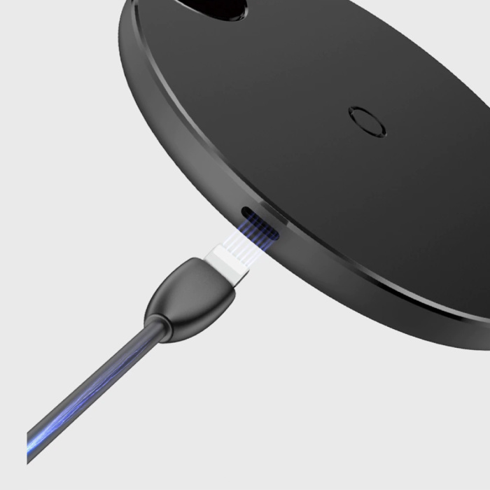 Baseus Chargeur sans fil universel Qi Chargeur sans fil à écran LED 10W Noir