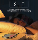Baseus Chargeur sans fil universel Qi 10 W avec écran LED, tapis de chargement sans fil noir