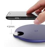 Baseus Qi Universal Wireless Charger 10W LED Display Wireless Charging Pad Blue