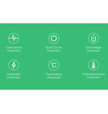 Ykz Qualcomm Quick Charge 3.0 Quad-Port-Autoladegerät / Ladegerät - Schwarz