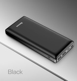 Baseus External 30.000mAh Powerbank Emergency Battery Battery Charger Charger Black