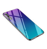 Stuff Certified® Huawei P20 - Custodia Cover in TPU con armatura sfumata Blu