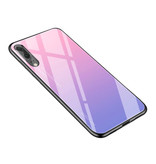 Stuff Certified® Huawei P20 - Custodia Cover in TPU con armatura sfumata Custodia in TPU rosa