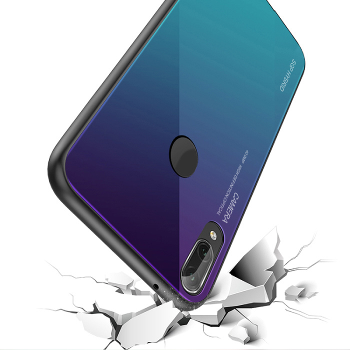 Stuff Certified® Huawei P20 Pro - Gradient Armor Gehäuse Abdeckung Cas TPU Gehäuse Schwarz