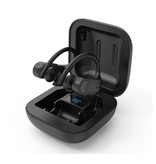 Caletop Bezprzewodowe słuchawki B1 TWS z zaczepem na ucho Bezprzewodowe słuchawki douszne Bluetooth 5.0 Słuchawki douszne 950 mAh Słuchawki czarne