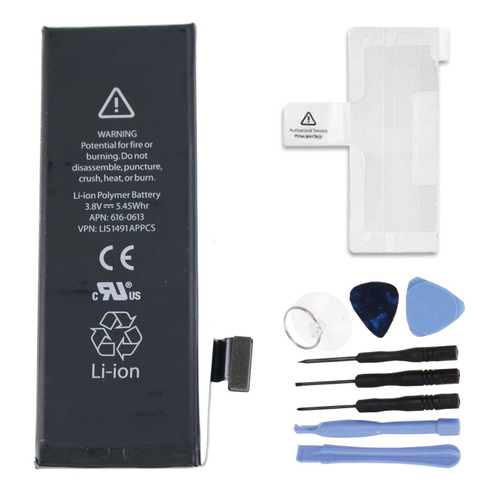 Kit de reparación de batería para iPhone 5 (+ herramientas y adhesivo) - Calidad AAA +