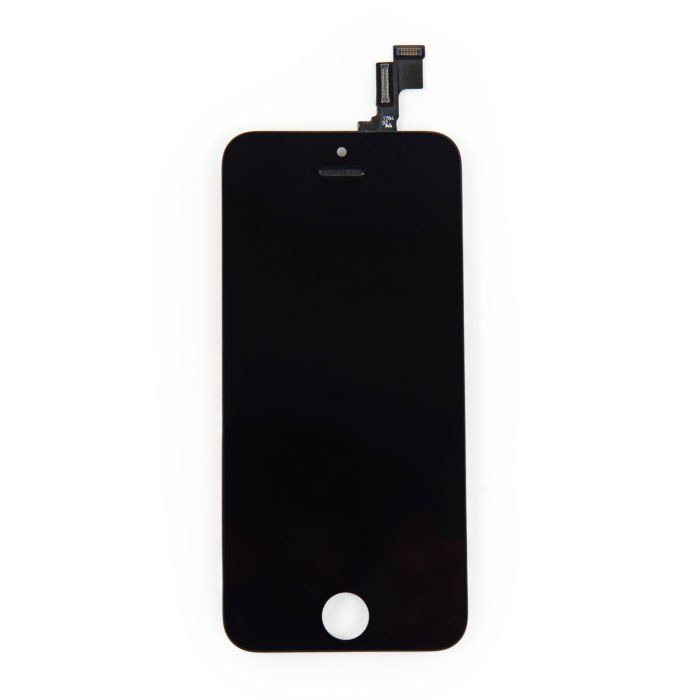 Ekran iPhone SE / 5S (ekran dotykowy + LCD + części) AA + Jakość - Czarny