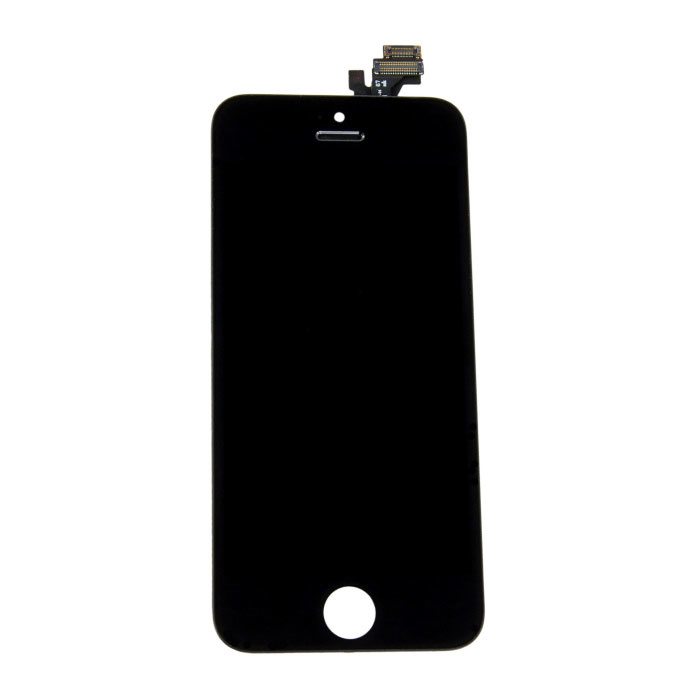 Ekran iPhone 5 (ekran dotykowy + LCD + części) Jakość AA + - czarny