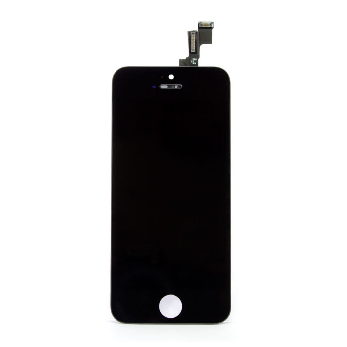 Ekran iPhone 5C (ekran dotykowy + LCD + części) Jakość AA + - czarny
